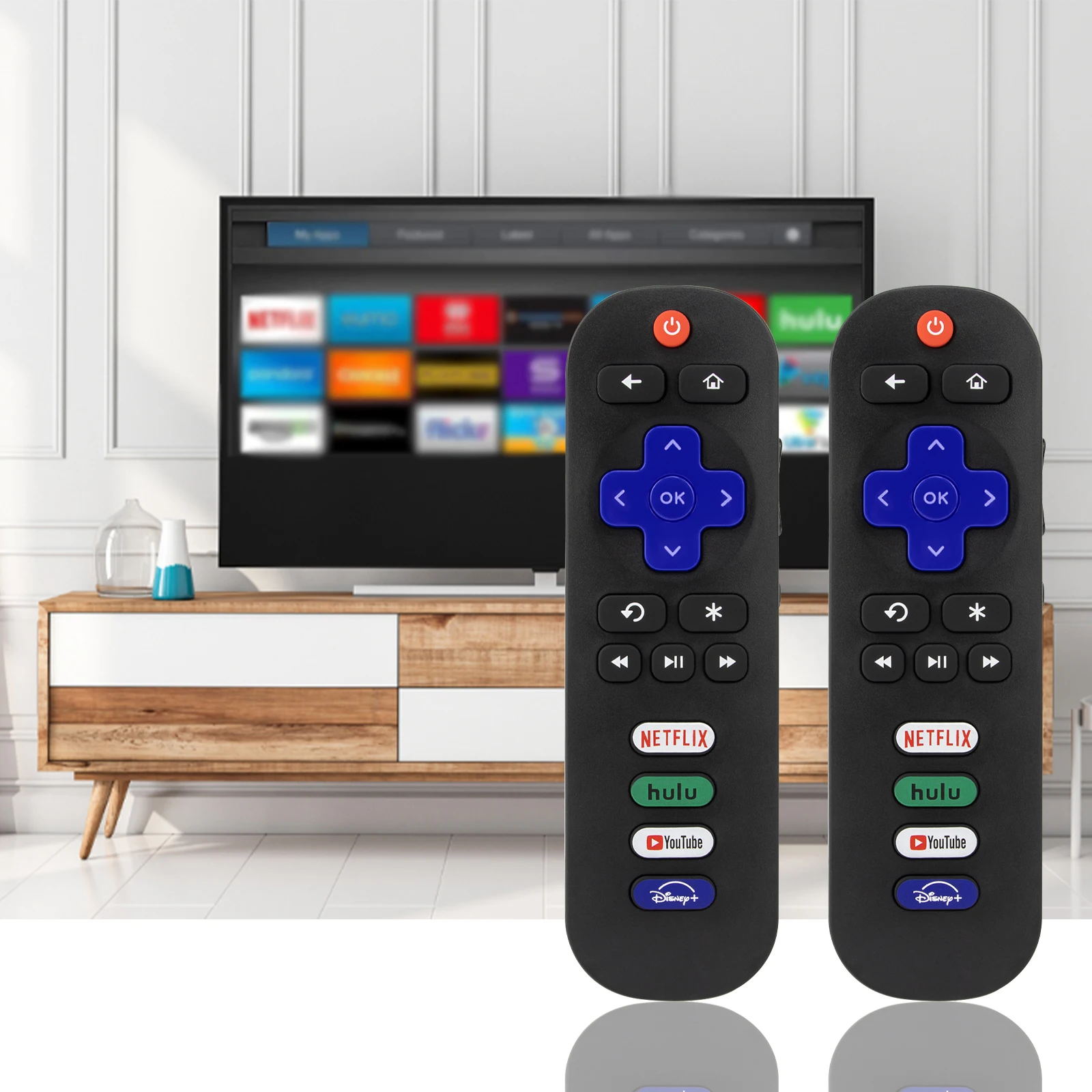 Универсальный пульт дистанционного управления Roku для ТВ-контроллеров TCL/