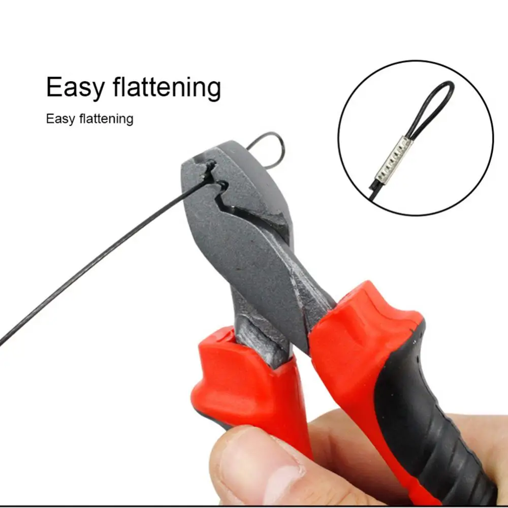 

Toolkit Crimp Tool Kit Antiskid Sea Fishing Tongs Wire Rope Crimper Protable Fishing Crimping Pliers Fishing Tool