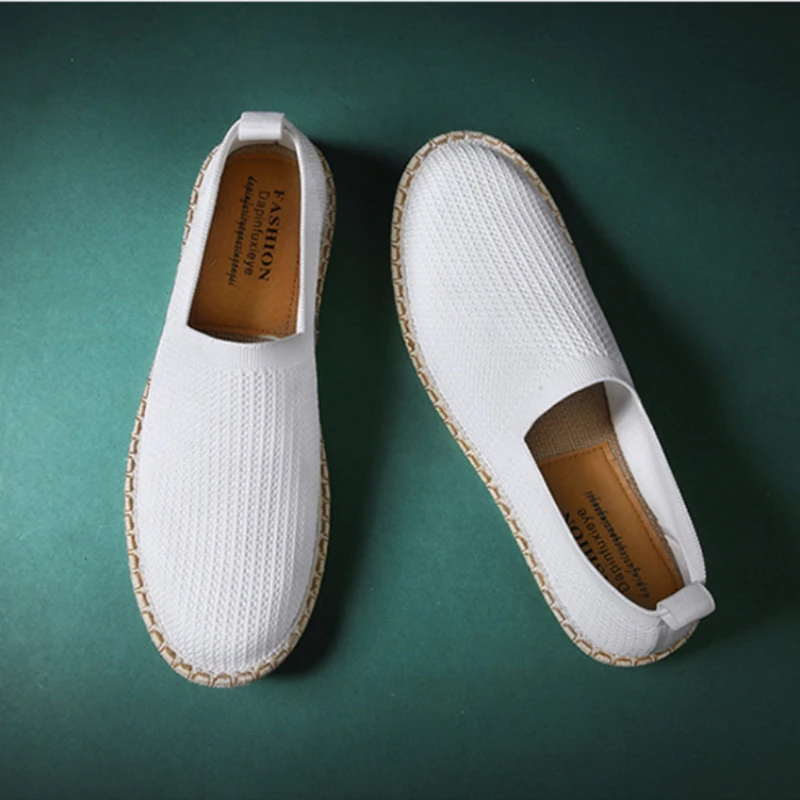 Мужские холщовые туфли повседневная обувь в стиле старого Пекина с сетчатой