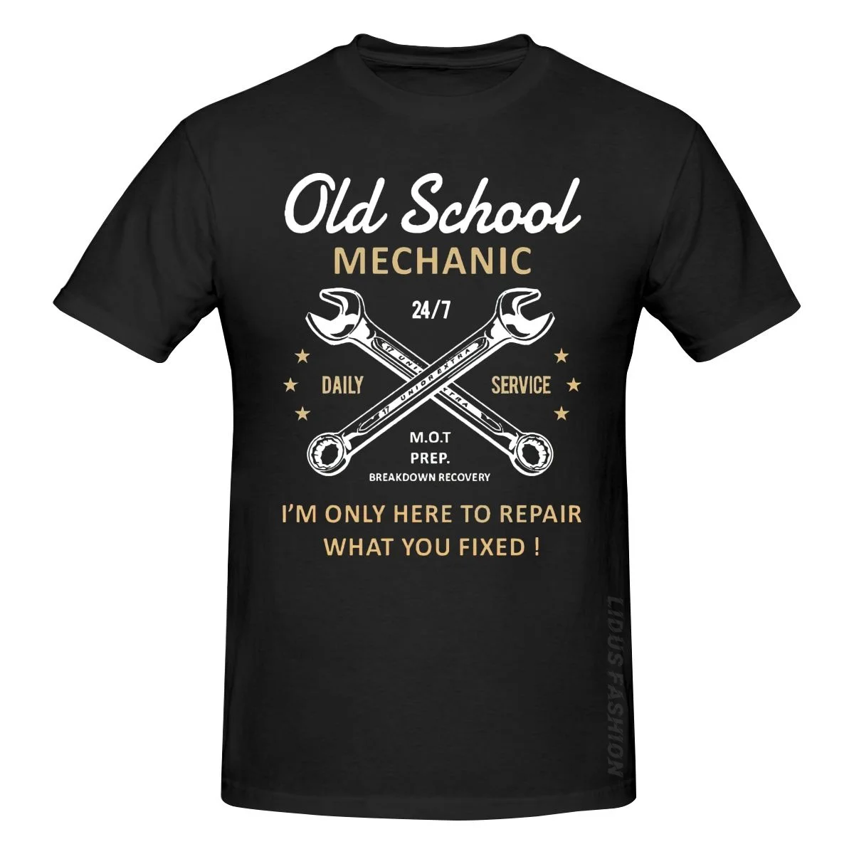 

New Funny Novelty Joke Old School Mechanic Car Repairs Recovery T Shirt Clothing Graphics Tshirt Sweatshirt Unisex T-shirt Tee