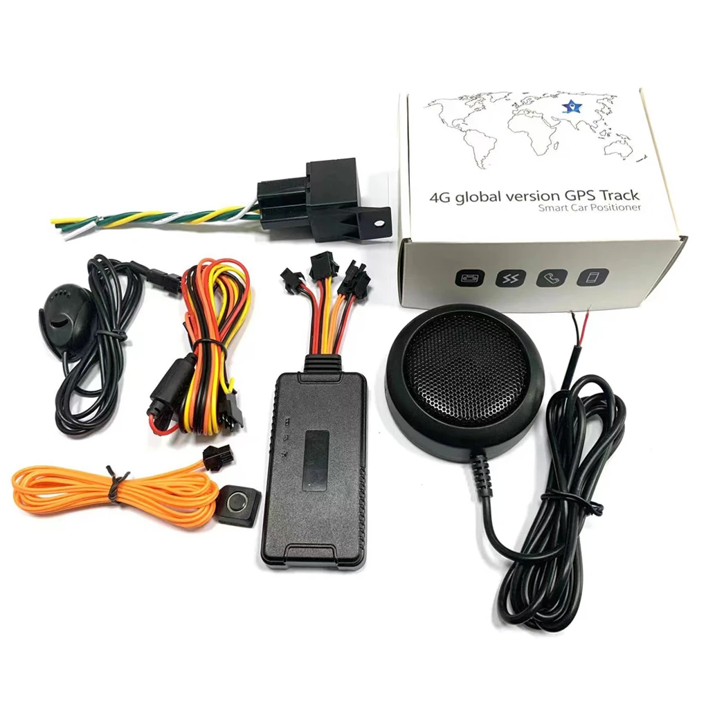 

4G Network GSM Real Time Sensitive Tracker Alarms Vehicle Remote Control Positioner Anti-lost Locator Tracking Device