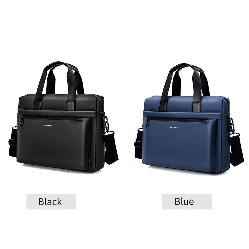 High Quality Handbag Men's Business Bag Tote Briefcase Large Capacity Hand Carry Leather Computer Bag Simple Work Bag A4 File