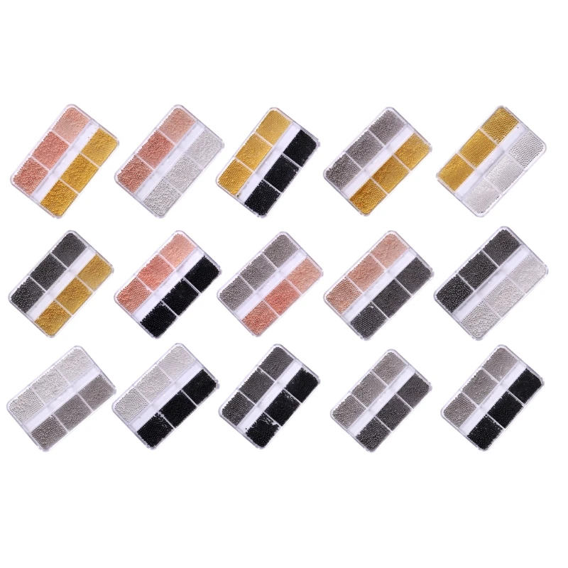 

Nail Jewels Nail Caviar Beads For Nail Art Gold Round Beaded Bracelets