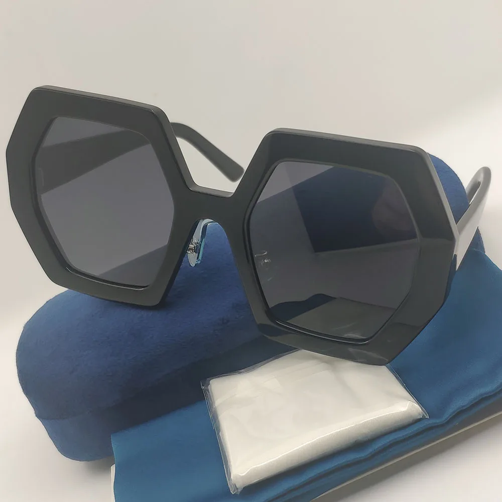 

2022 квадратные многоугольные ацетатные женские солнцезащитные очки для женщин, модные черные солнцезащитные очки в стиле черепахи для девушек, женские брендовые дизайнерские солнцезащитные очки UV400