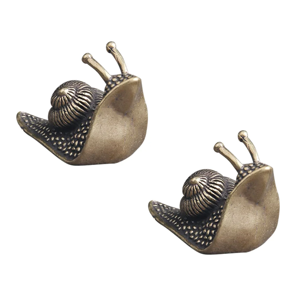 

Snail Tea Schnecke Brass Figurine Animal Decor Statue Deko Ornament Pet Figur Tray Decoration Snails Garten Desktop Table