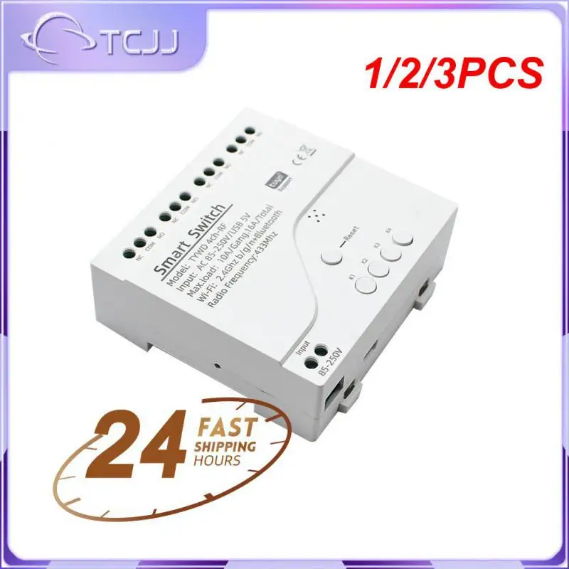 

1/2/3PCS Tuya Smart Life Wireless Wifi Switch Module WI FI APP Remote Control DC 12V 24V AC 220V RF Receiver 10A Smart Relay
