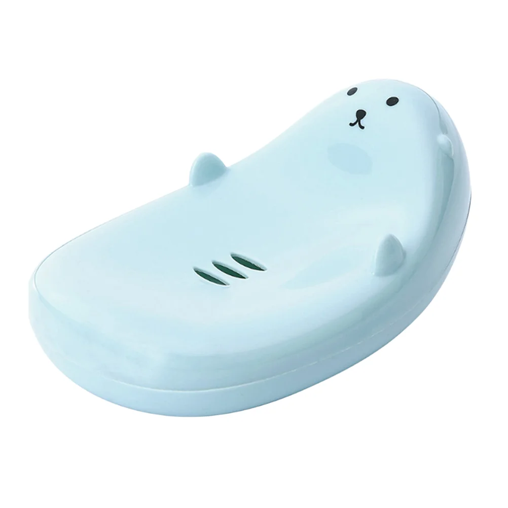 

1Pcs Soap Holder Durable Draining Cute Nontoxic Portative Soap Holder for Bathroom Trip Children Kids