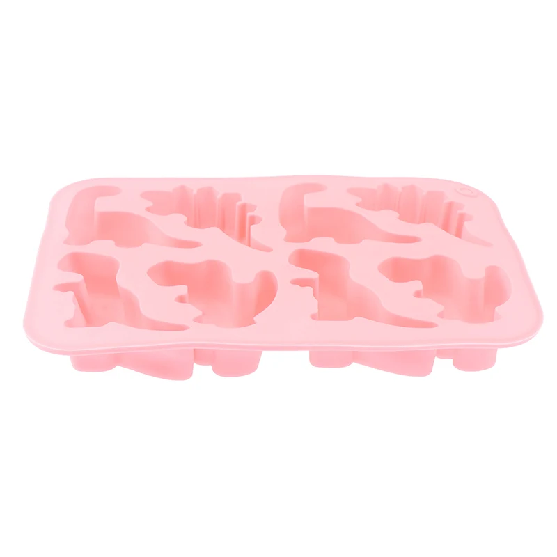 1 шт. силиконовая форма в виде динозавра 8 полостей