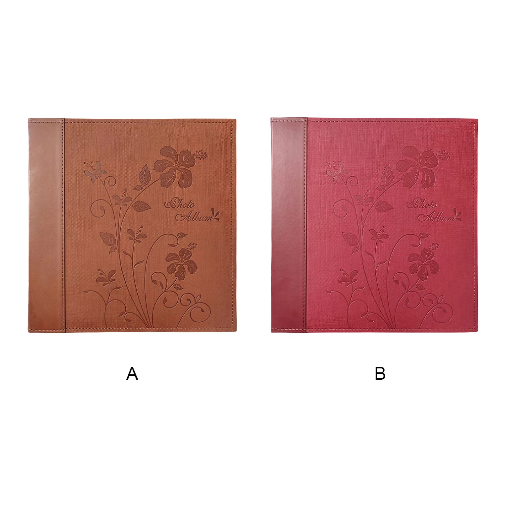 

12 Inch Sticky Photo Album Memory Planner DIY Book Travel Birthday Wedding Baby Organizer PU Cover Holder Display