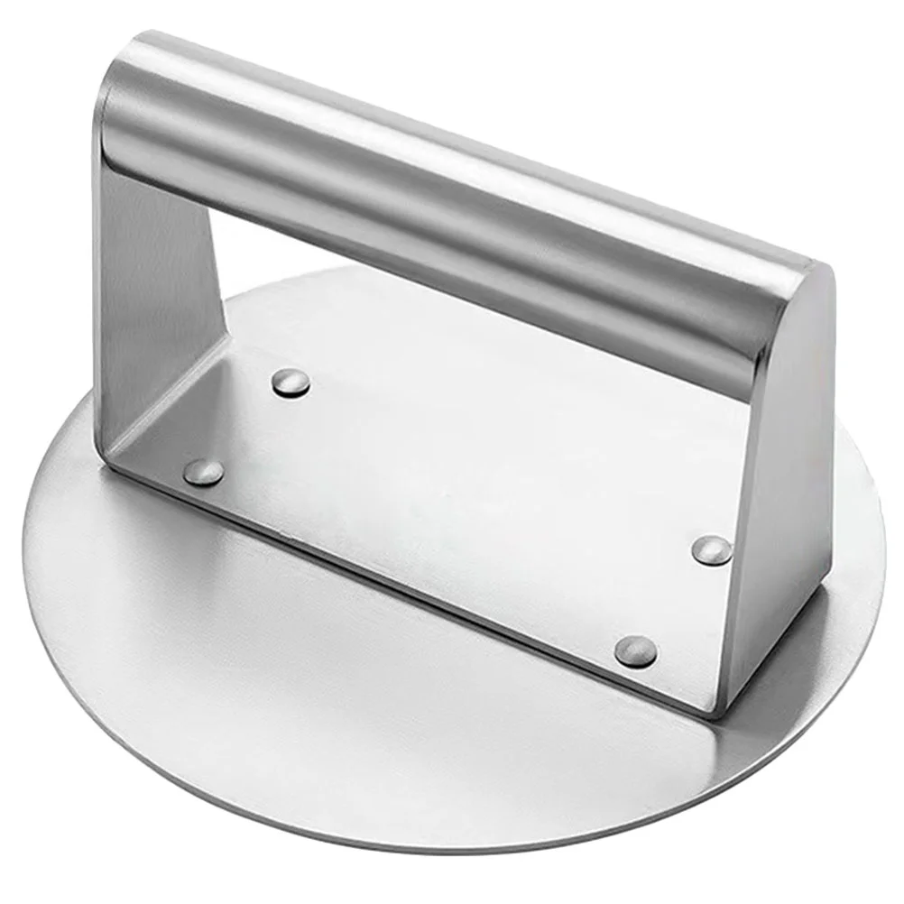 

Nonstick Frying Pan Burger Press Molding Machine 16X7.5CM Silver Stainless Steel