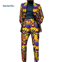 blazer suit african mens clothes applique top and pants sets african print 2 piece trousers sets africa clothes for men wyn1270