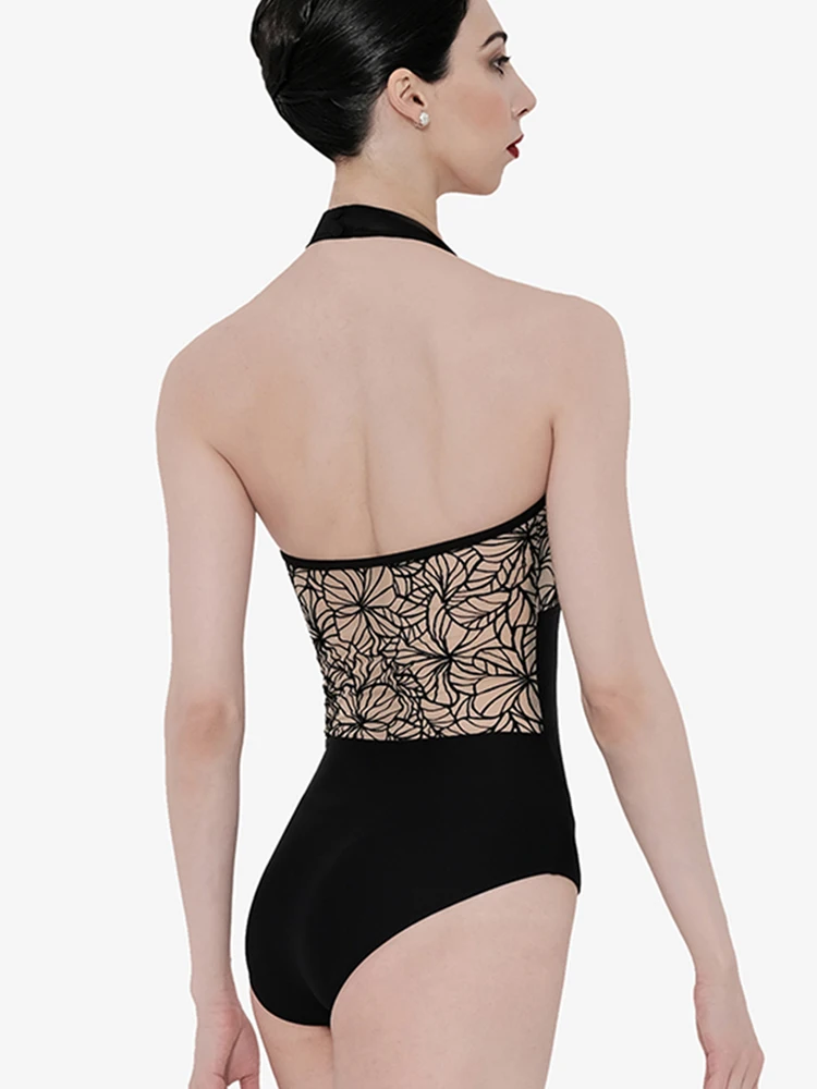 

Ballet Leotards Adult Embroidered Print Practice Ballet Dancing Leotard Women High Quality Dance Team Gymnastics Coverall