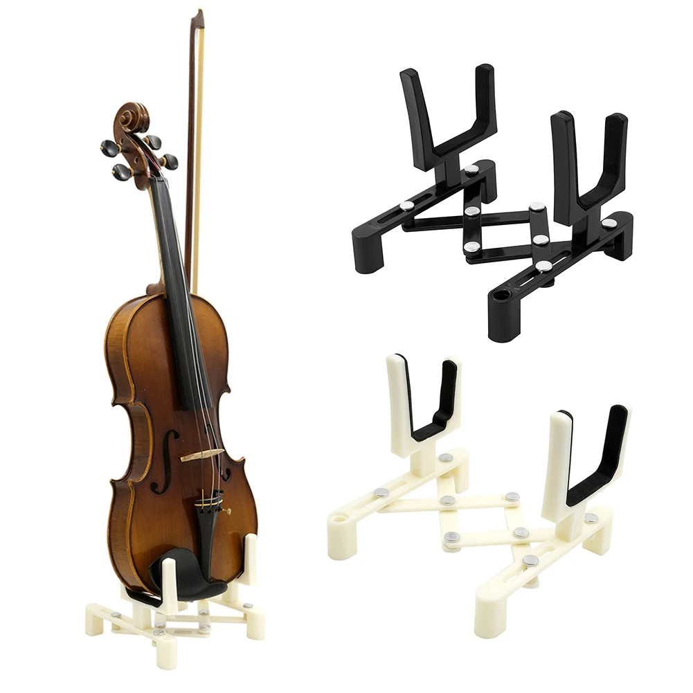 

Adjustable Violin Stand Holder Plastic Foldable Extended Violin Accessories Portable Folding Violin Rack Acoustic Guitar