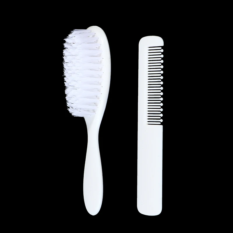 

2pcs Infant Newborn Baby Hairbrush Mini Soft Portable Baby Comb Hair Brush Bath Brush Comb Massager Hair Brushes Baby Safety