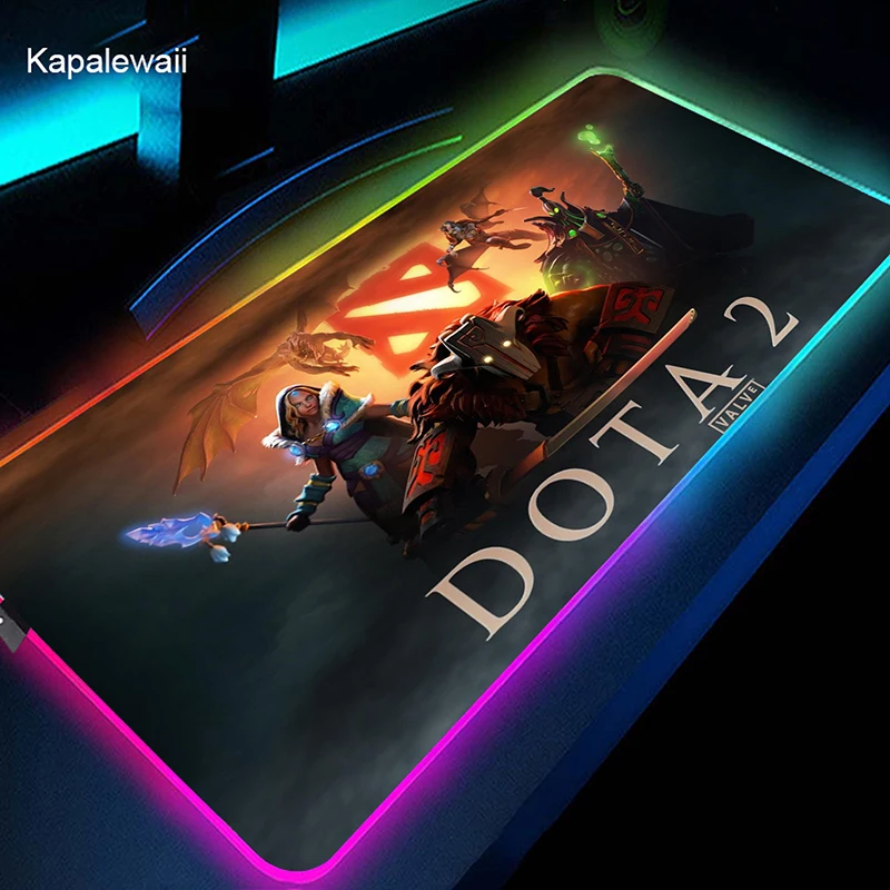 

Game Mouse Pad Gamer Soft RGB Mousepad XXL 900x400mm Locke Edge Large Dota2 Mouse Pad LED Gaming Keyboard Pads Desk Mat Backlit