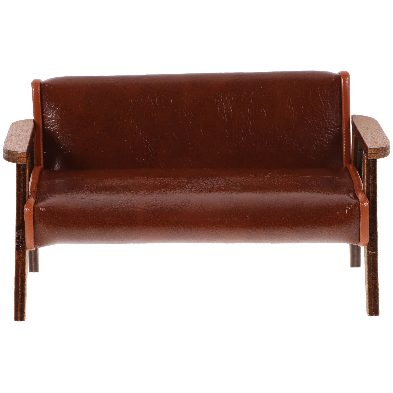 

Mini Furniture Tiny Sofa Chair Wooden Armchair House Furniture Model