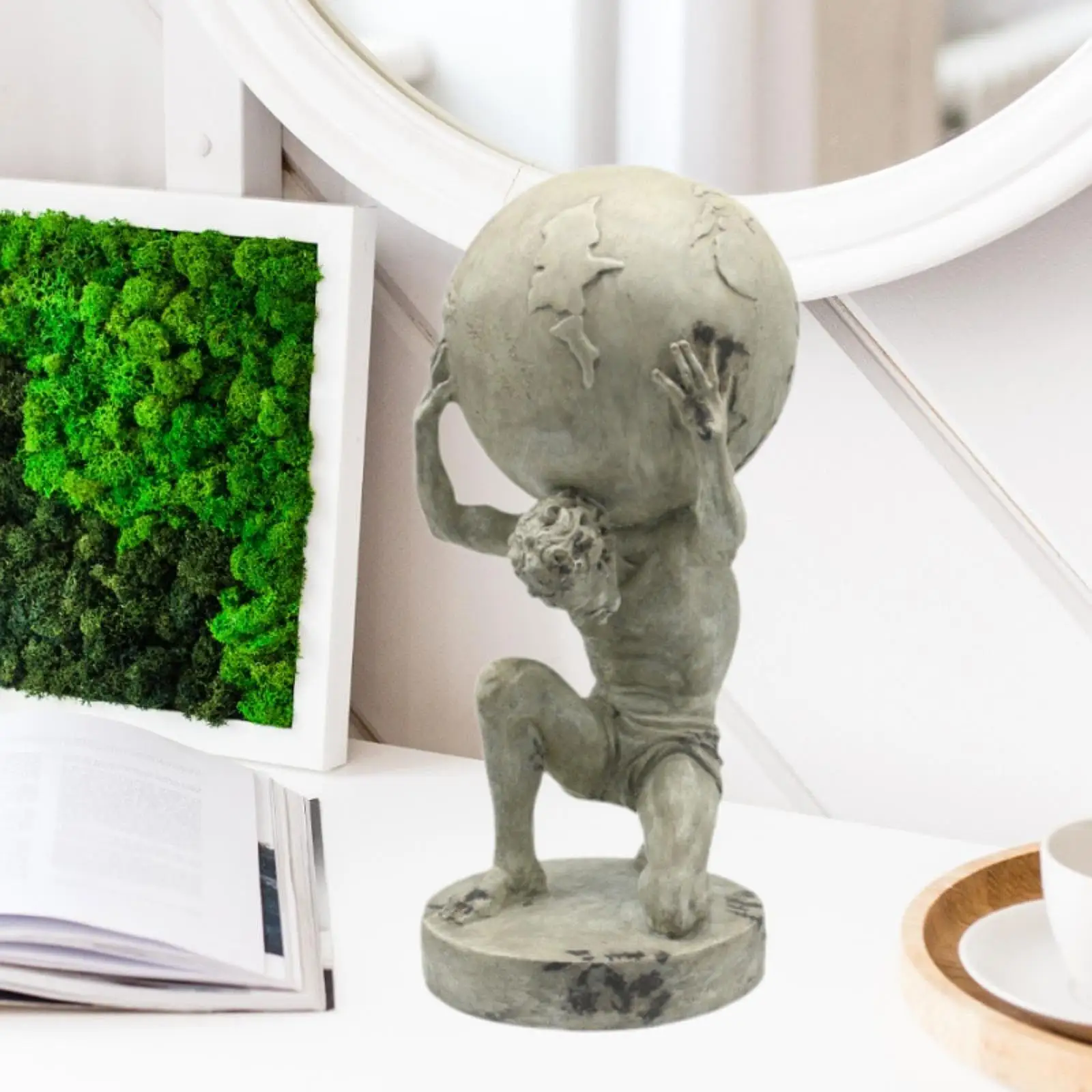 Переносная статуя Мира титана ручная работа артефакт орнамент фэн-шуй украшение