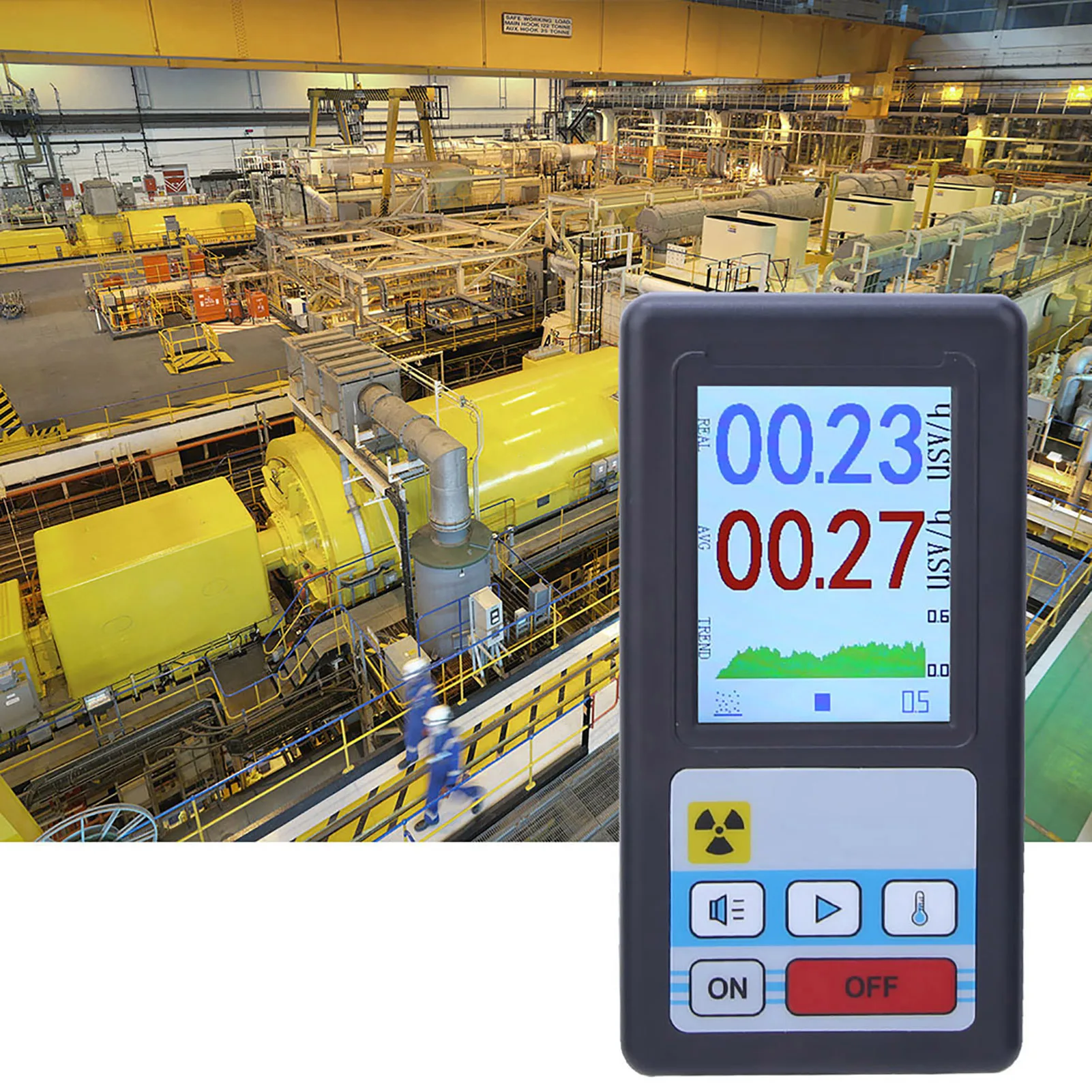 

Портативный детектор ядерного излучения, цифровой счетчик Гейгера, радиоактивный детектор, бета-гамма-тестер рентгеновского излучения