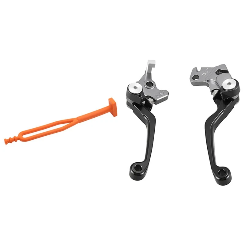 

1 Pcs Motocross Enduro Motorcycle Universal Side Stand Strap & 2Pcs Motorcycle Brake Lever Handle Lever Handle