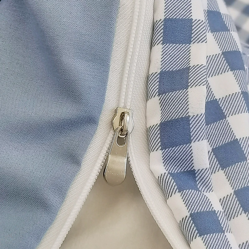 Японский комплект постельного белья простое клетчатое Скандинавское одеяло