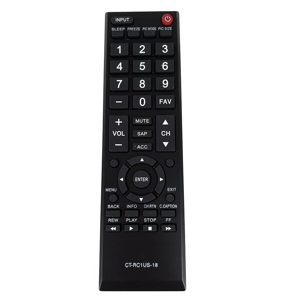 Новый пульт дистанционного управления CT-RC1US-18 для телевизора Toshiba 32L310U20 49L510U18 55L510U18