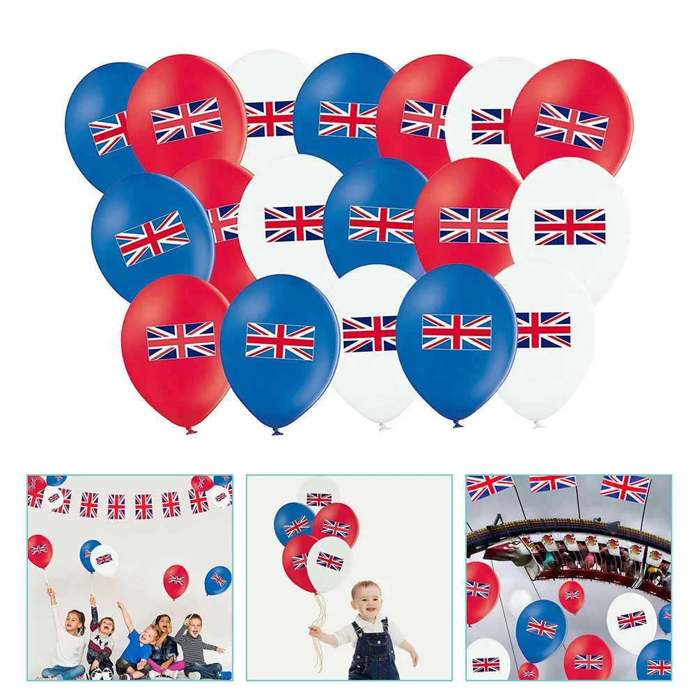 

18pcs Aluminum Film Balloons Decorative UK Balloons Festival Celebration Balloons