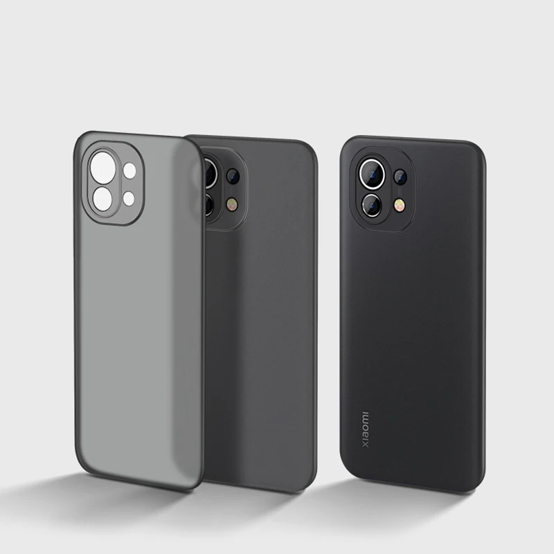 0.3mm Ultra Thin Soft TPU Case For Xiaomi Redmi Note 11S 10 10S 9 9S Mi 13 12 12S 12X 11i 11 Pro 10T Lite Poco F3 Matte Cover