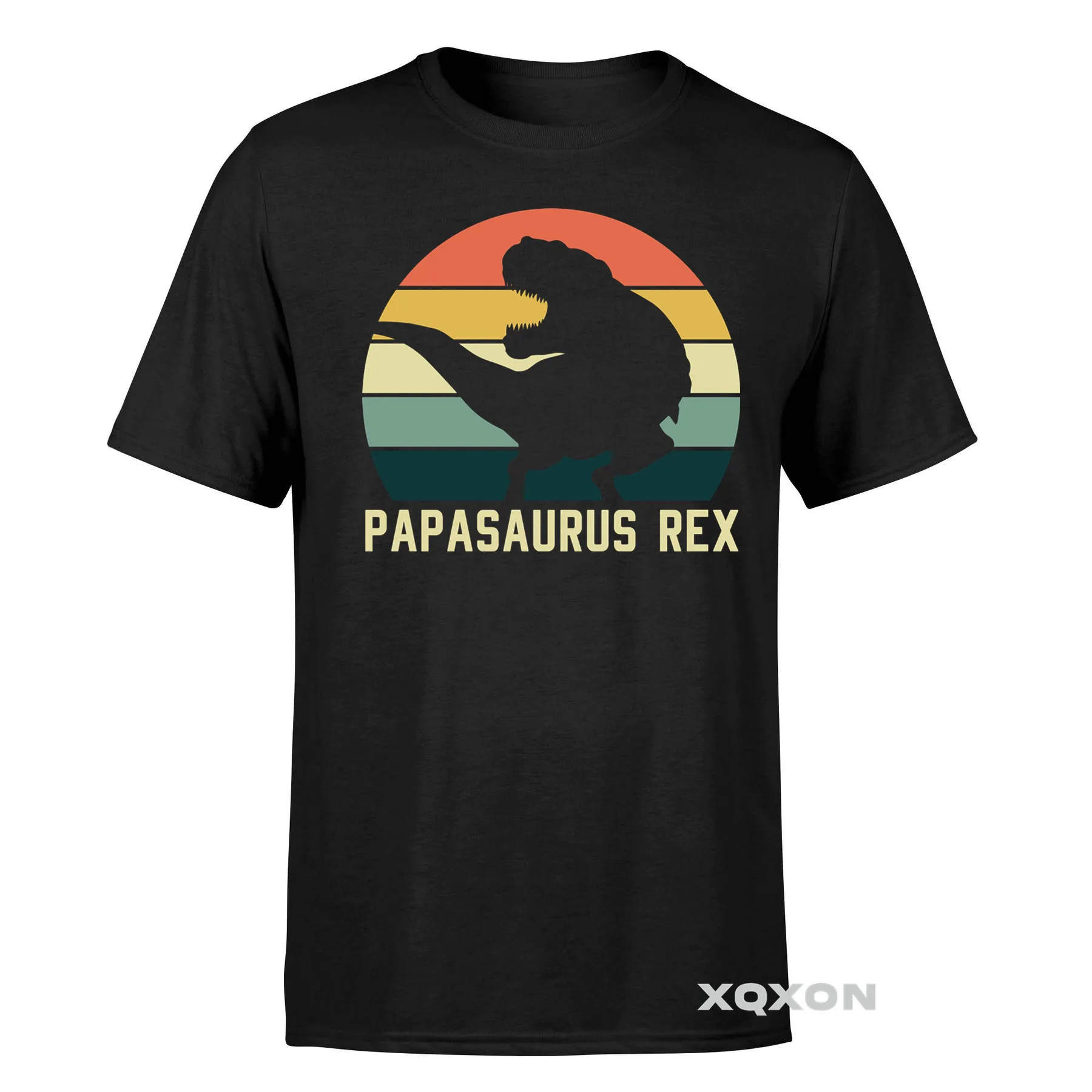 

Funny Man T Shirts High Quality Cotton Summer Papasaurus Rex New Men Women Short Sleeve T-shirt Harajuku Graphic T Shirts