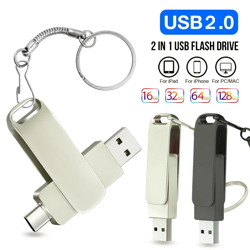 

Металлический Usb флеш-накопитель, 32 ГБ, 64 ГБ, 128 ГБ, 2,0 дюйма