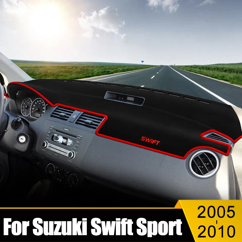 Автомобильные аксессуары для Suzuki Swift Sport 2005 2006 2007 2008 2009 2010 крышка приборной панели