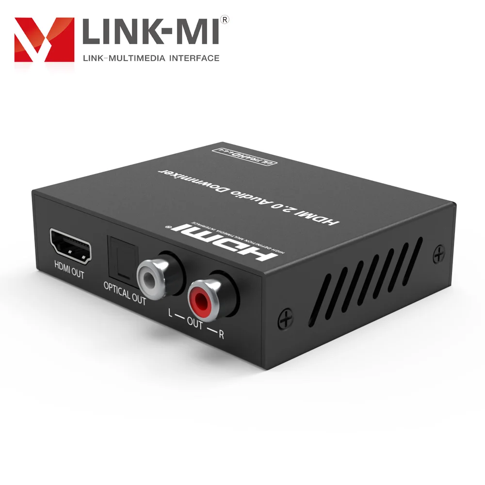 Аудиоэкстрактор HDMI 18 Гбит/с 4K при 60 Гц с аудио Downmix