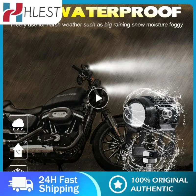 

Universal Headlamp Projector Lens Dual Color Racer Light Waterproof Led Light Super Bright Car Accessories Motorcycle Spotlight