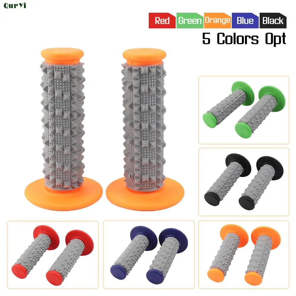 

5 Colours Handle Grips Motorcycle Motocross Hand Grips Rubber Dirt Bike Gel Handle Bar Universal 7/8" Dirt Bike Pit Bike