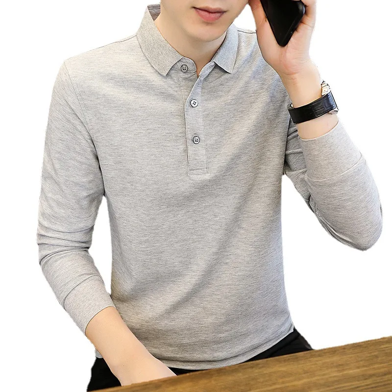 

Рубашка-поло с длинным рукавом, 5 цветов, 23xL789KG