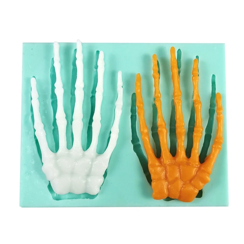 

Силиконовая Гибкая безопасная Форма 3D в виде черепа для Хэллоуина, глина, керамика, конфеты, помадка, конфеты, шоколад, мыло, форма