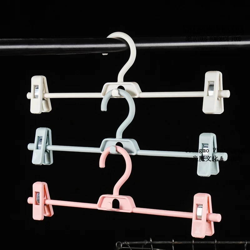 

5Pcs/Lot Hangers for Clothes Stainless Steel Clip Stand Hanger Pants Skirt Kid Clothes Adjustable Pinch Grip Cabide