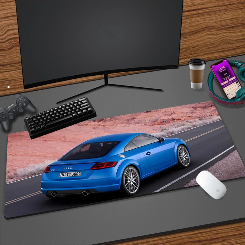 

Mousepad Computer New XXL MousePads Keyboard Pad Mouse Mat Audi TT Car Gamer Soft Office Carpet Table Mat Desktop Mouse Pad