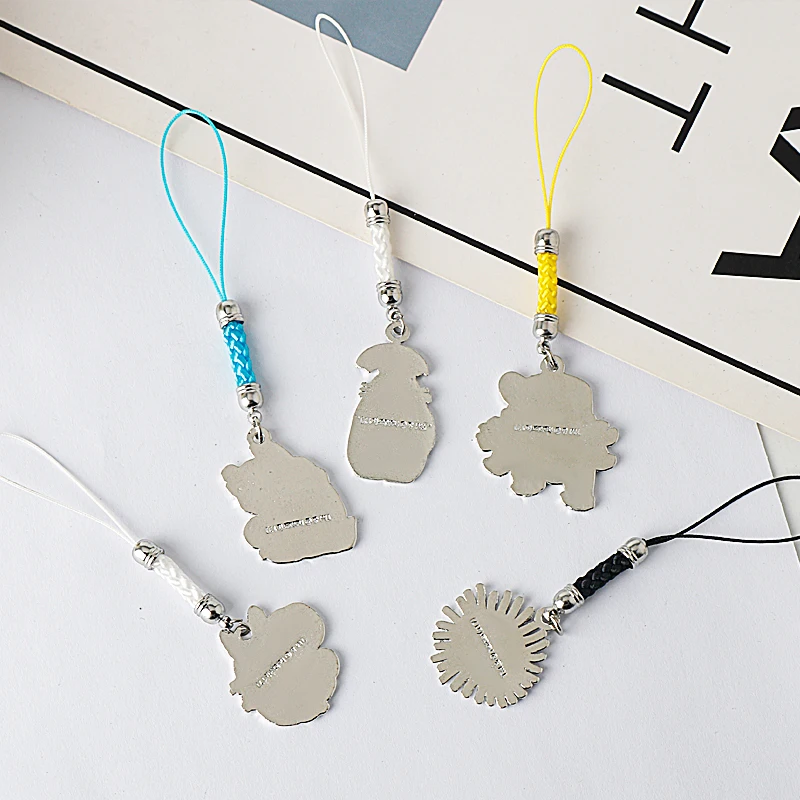 Аниме брелок My Neighbor Totoro Kawaii с короткой ручкой для ключей и мобильного телефона, декоративный ремешок для ключей, подвеска-оберег для ключей, подарок.