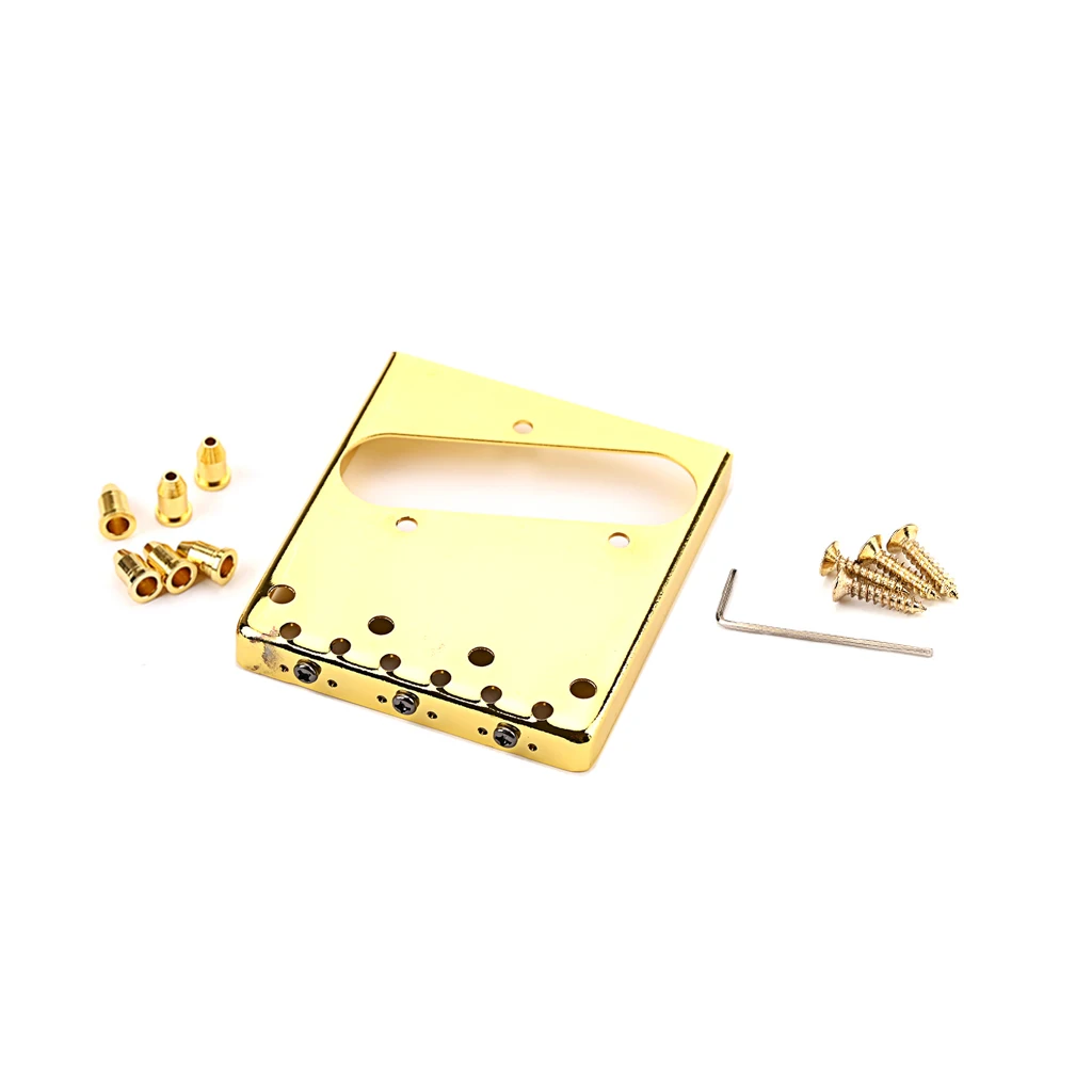 

3-Saddle American Vintage Hot Rod Telecaster Bridge Assembly Chrome for Electric Guitar Parts Chrome Tremolo Bridge System