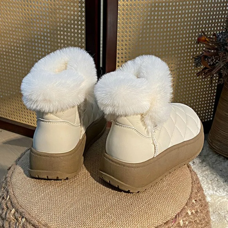 Обувь Зимние сапоги для женщин Сапоги-Женская зимняя обувь Плюшевые 2024 Женские