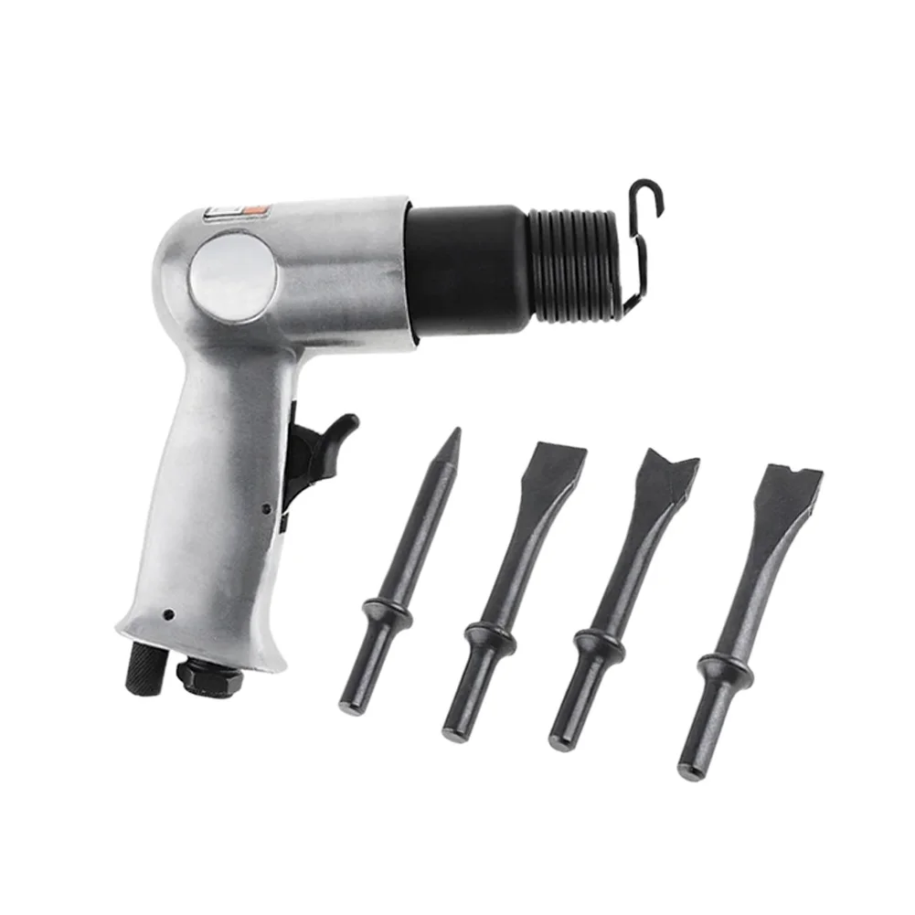 

Air Hammer Chisel Handheld Pistol Gas Shovels Small Rust Remover Pneumatic Tool 4500bpm Adjustable Speed Switch Cutting Carving