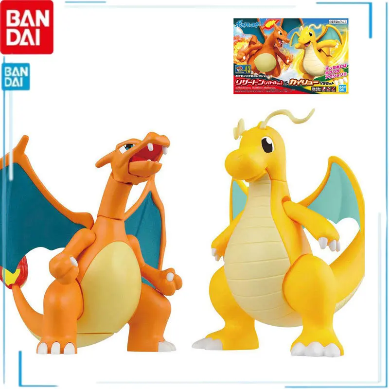 

BANDAI Pokemon Charizard Dragonite Action Figure Assembled Model Toys Anime Figure for Kids Christmas Gift Collectible Ornaments