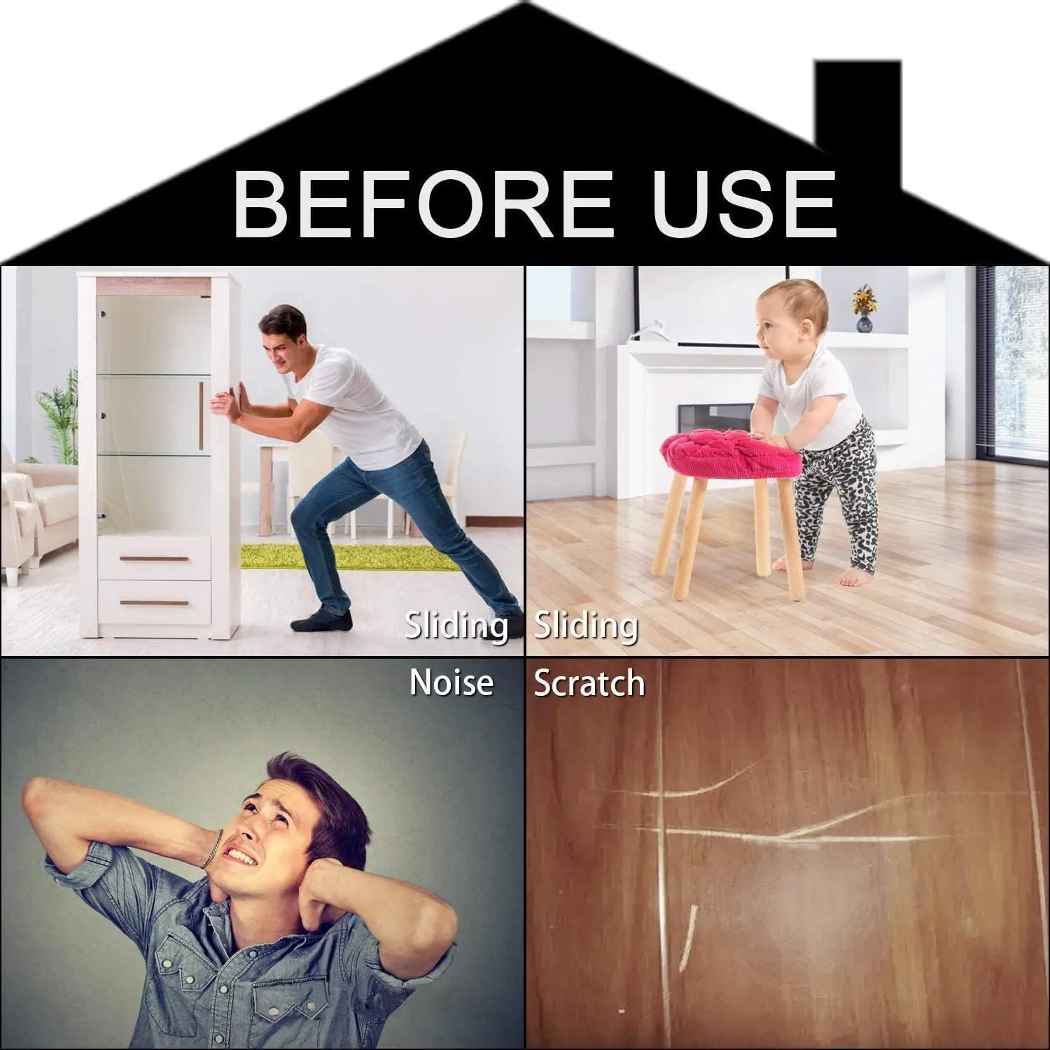 16 нескользящих мебельных накладок идеальные самоклеящиеся резиновые ножки 2 5