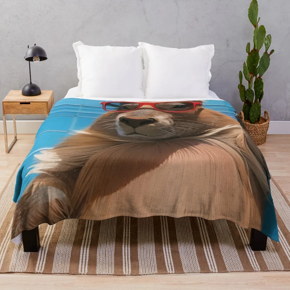 Одеяло с милыми животными V353 термобелье для путешествий одеяла диванов детских