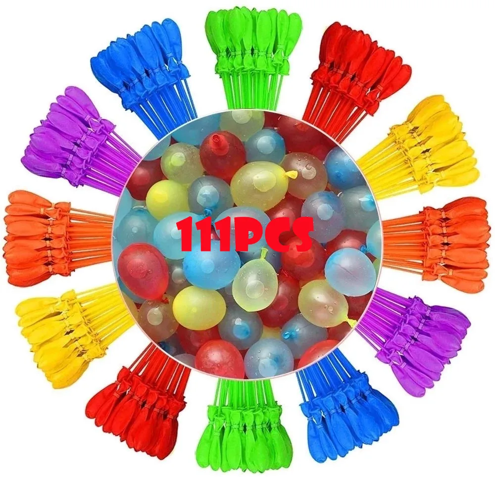 

111 Pack Summer Toys Water Bomb Balloons Amazing Filled Magic Balloons Outdoor Party Game Toys for Kids