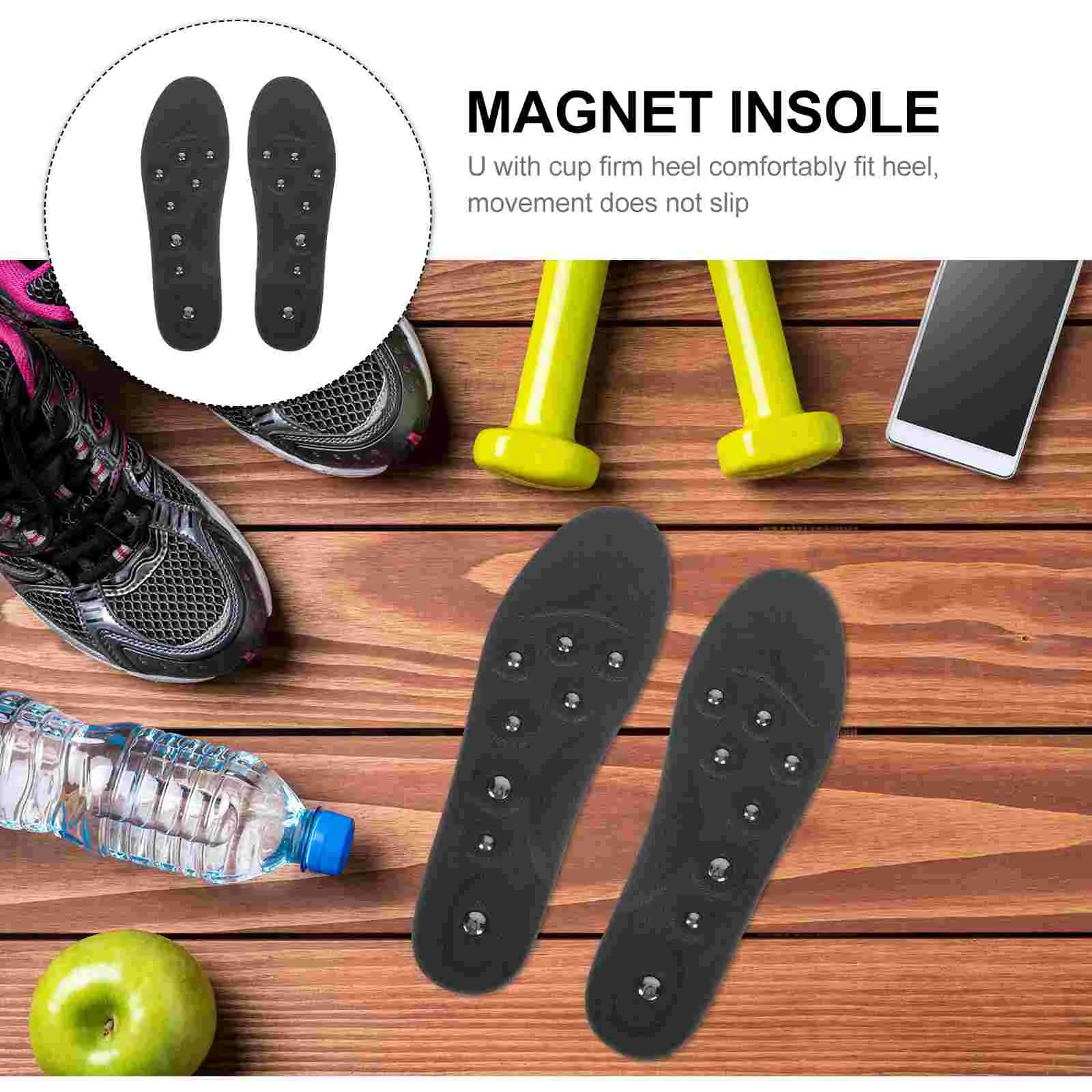 

Footpads Magnetic Foot Insoles Sole Inserts Foot Insoles Magnetic Insoles Plug-in Magnet Insole