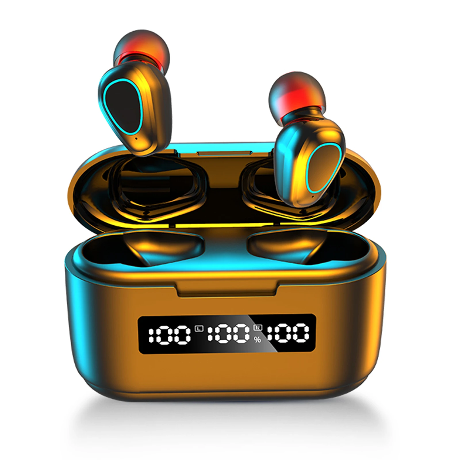 

Беспроводная Спортивная Bluetooth-гарнитура с зарядным отсеком и ЖК-дисплеем