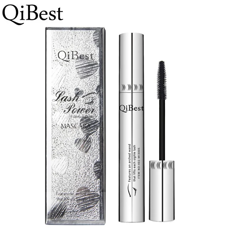 

Qibest 3D Black Mascara Waterproof Lengthening Curling Eye Lashes Rimel Mascara Silicone Women Professional Makeup Mascara 5g