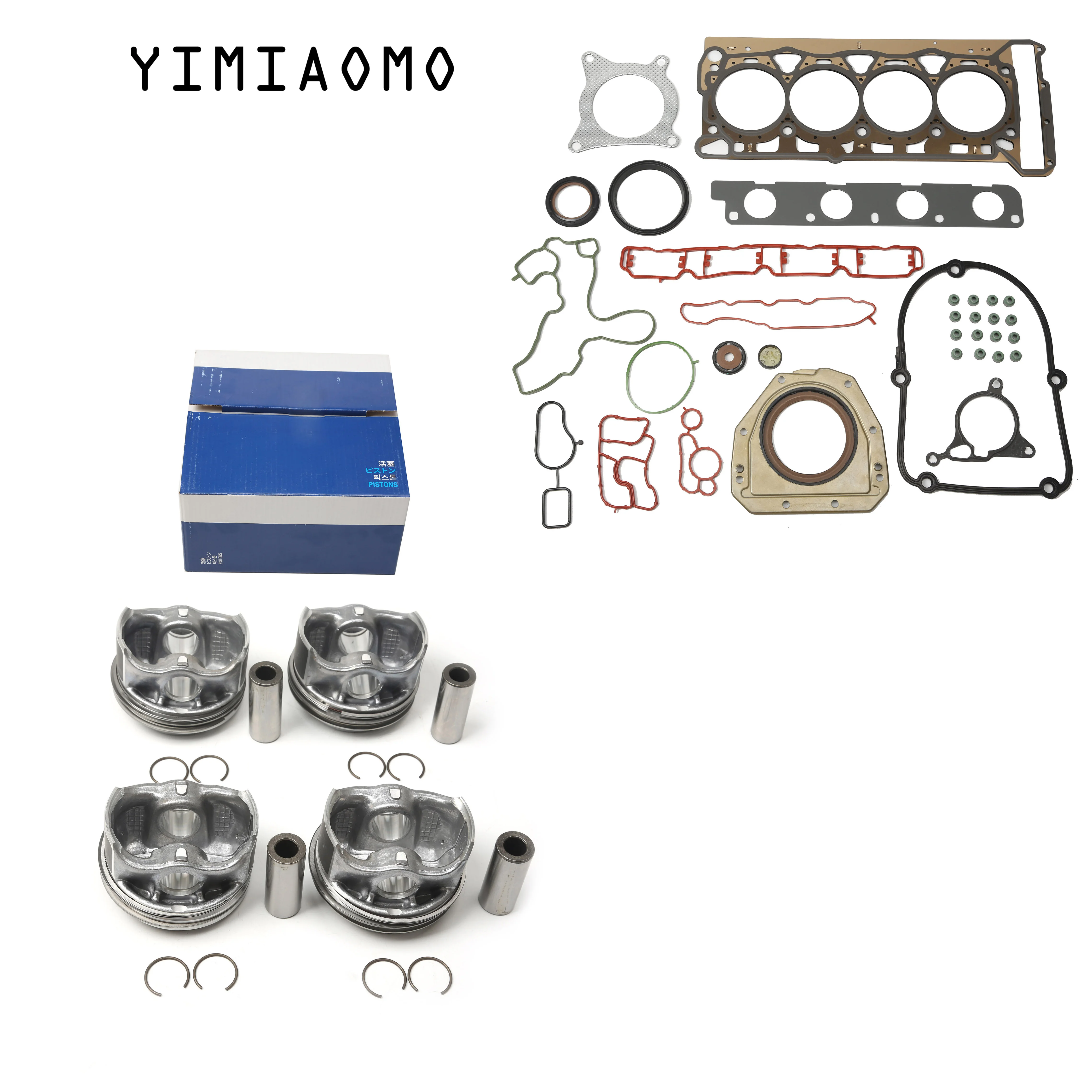 

EA888 2.0T Engine Overhaul Package Piston 21MM Gasket Seal 06H107065AM For Audi A4 A5 Q5 TT VW Passat CC Tiguan Golf Skoda Seat