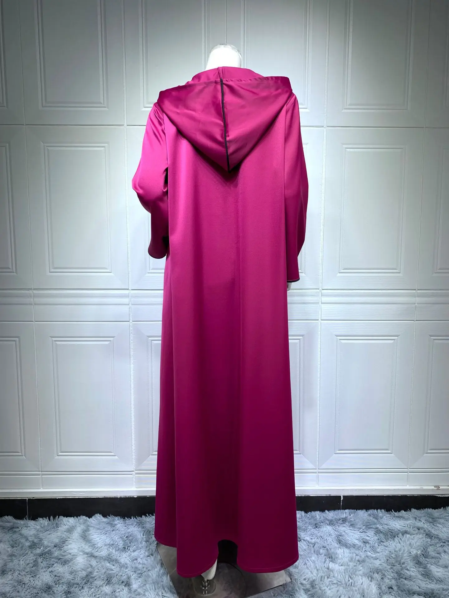 Eid Moroccan Kaftan Abaya Dubai Turkey Hooded Muslim Dress Arabic Caftan African Dresses for Women Islam Clothing Djellaba Femme